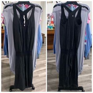 Lululemon Romo Her Romper Sz 6 Dark Grey